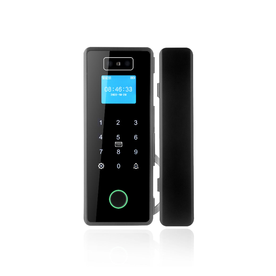 Smart lock with auto-lock feature for added security