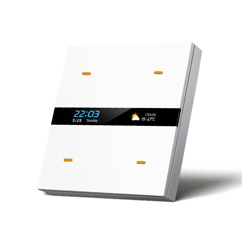 4 Gang Zigbee Switch, Temperature and Time Display