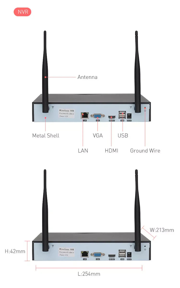 Smart security camera with local storage