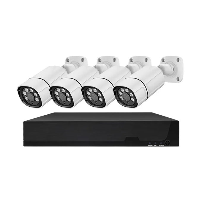 Wireless 3MP security camera system included in a smart NVR kit for seamless home surveillance.