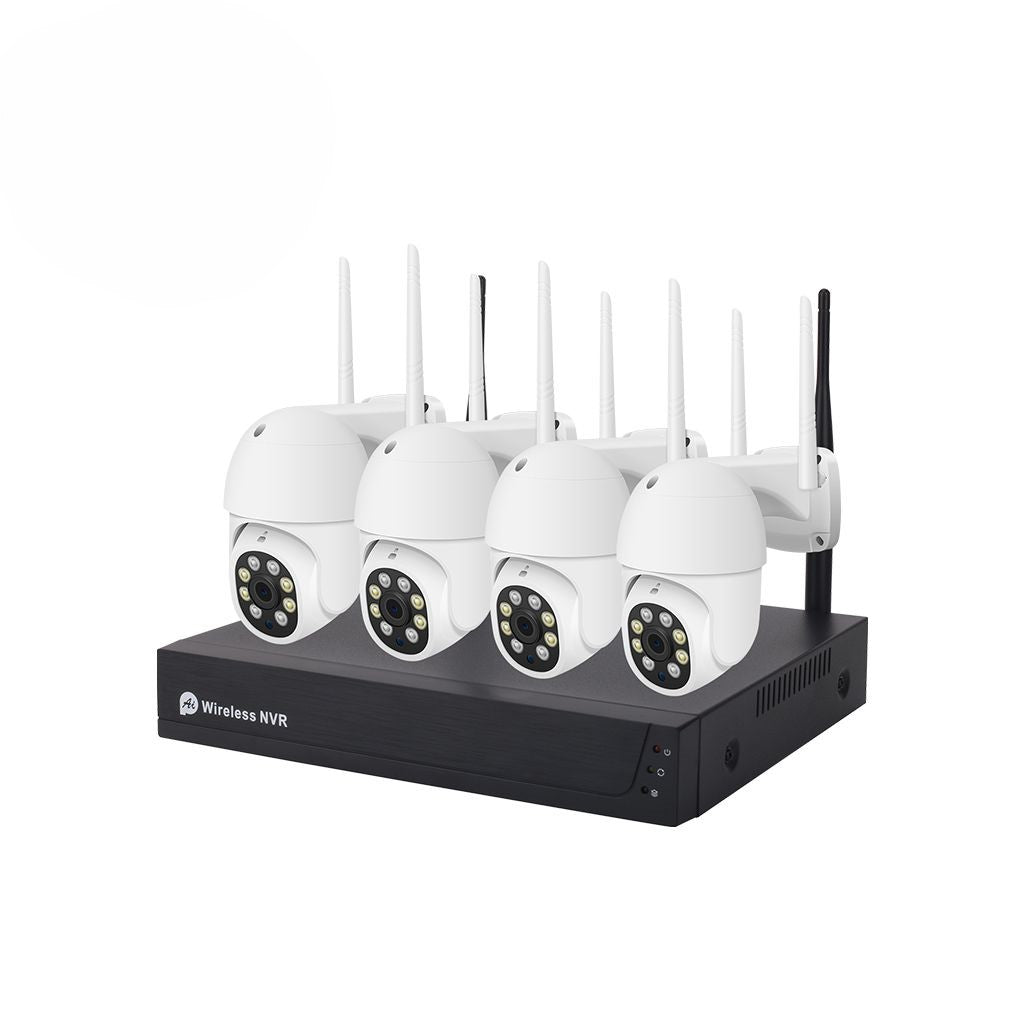 Smart-PTZ-NVR-Kit with intelligent pan-tilt-zoom camera for advanced security surveillance.