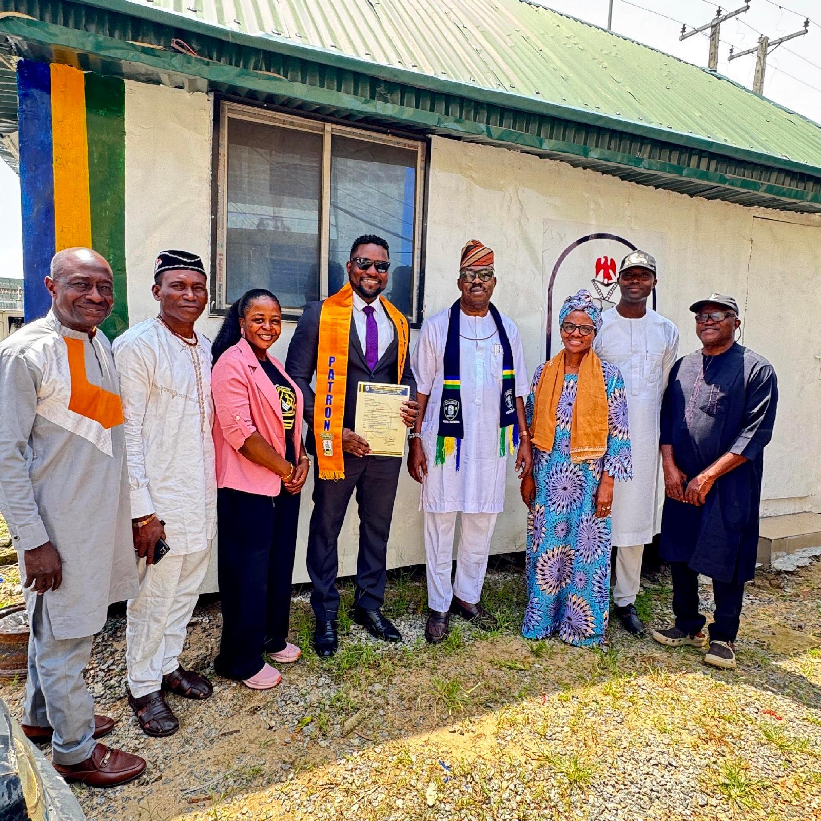 PCRC leadership and guests after the ceremony.