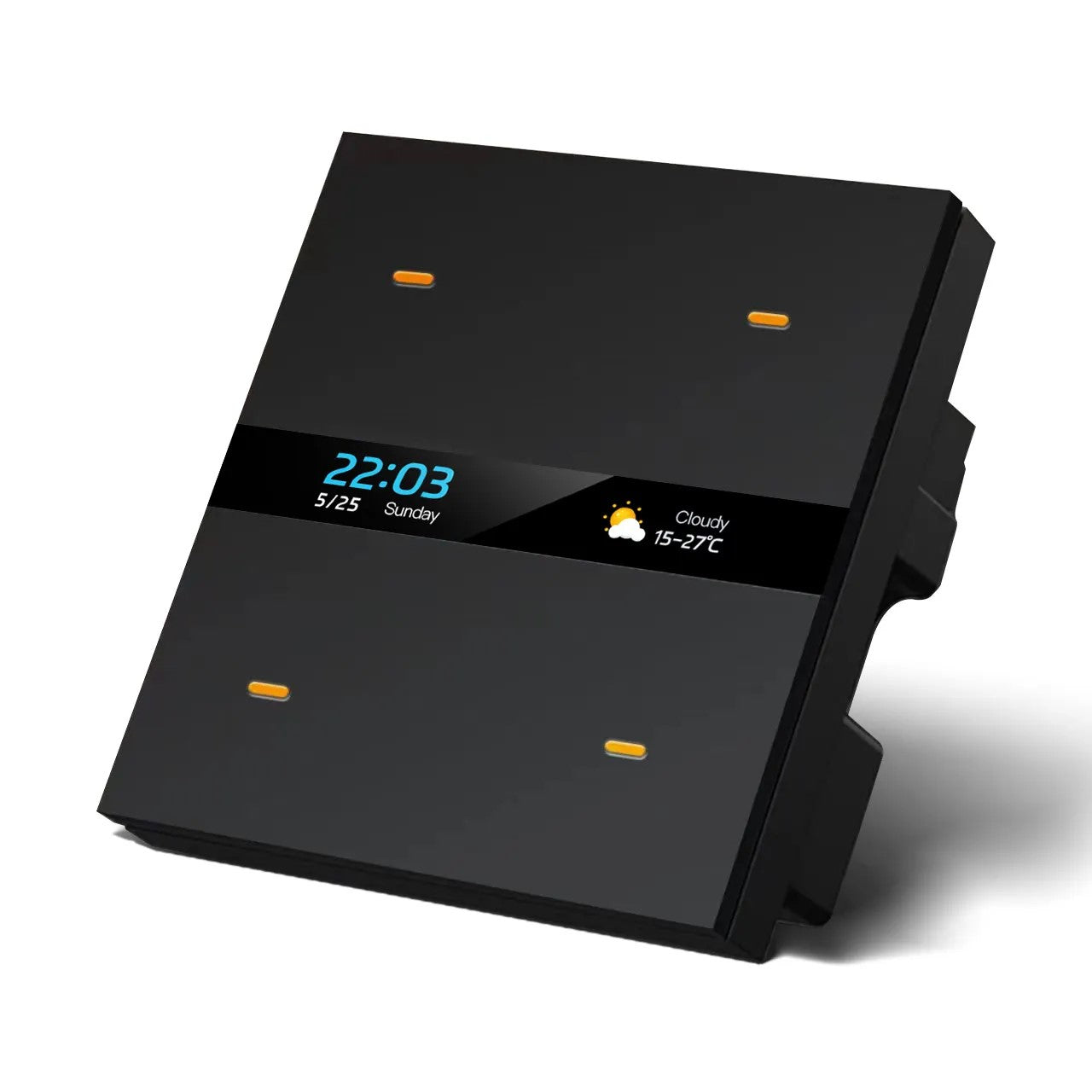 4 Gang Zigbee Switch, Temperature and Time Display