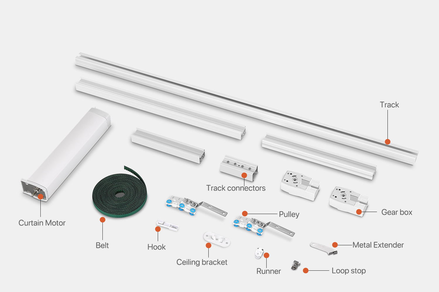 Smart Curtain (Motor and Track) Zigbee